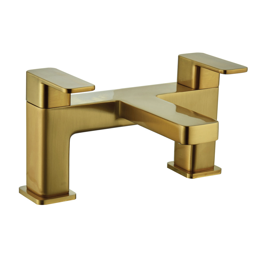 Modern Bathroom Soft Square Bath Filler Tap - Choice of Finish