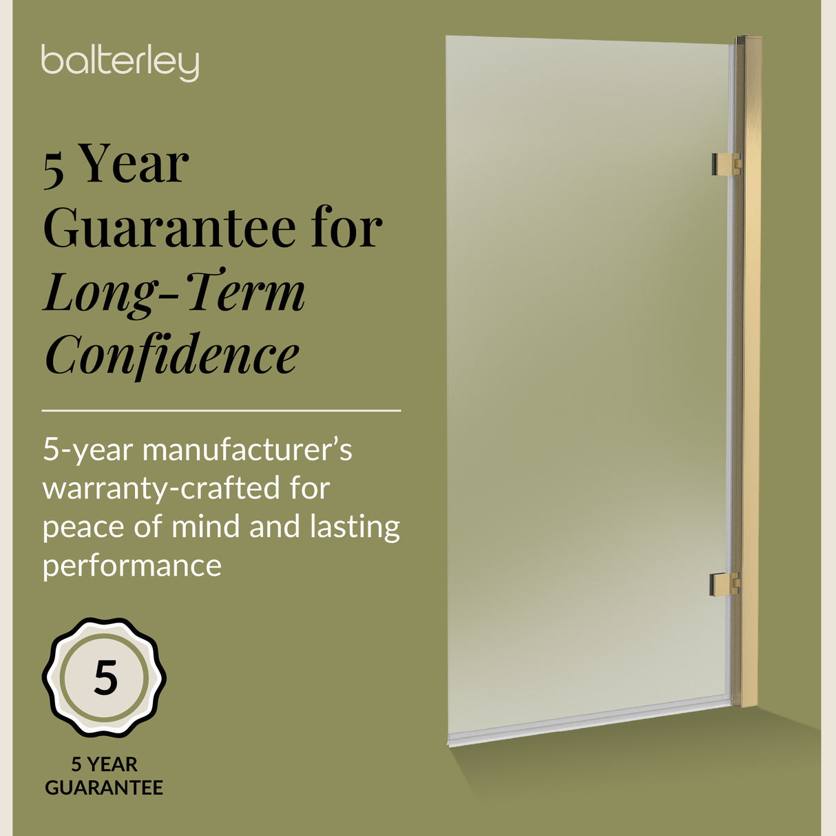 8mm Toughened Safety Glass Reversible Hinged Straight Shower Bath Screen - Choice of Colour