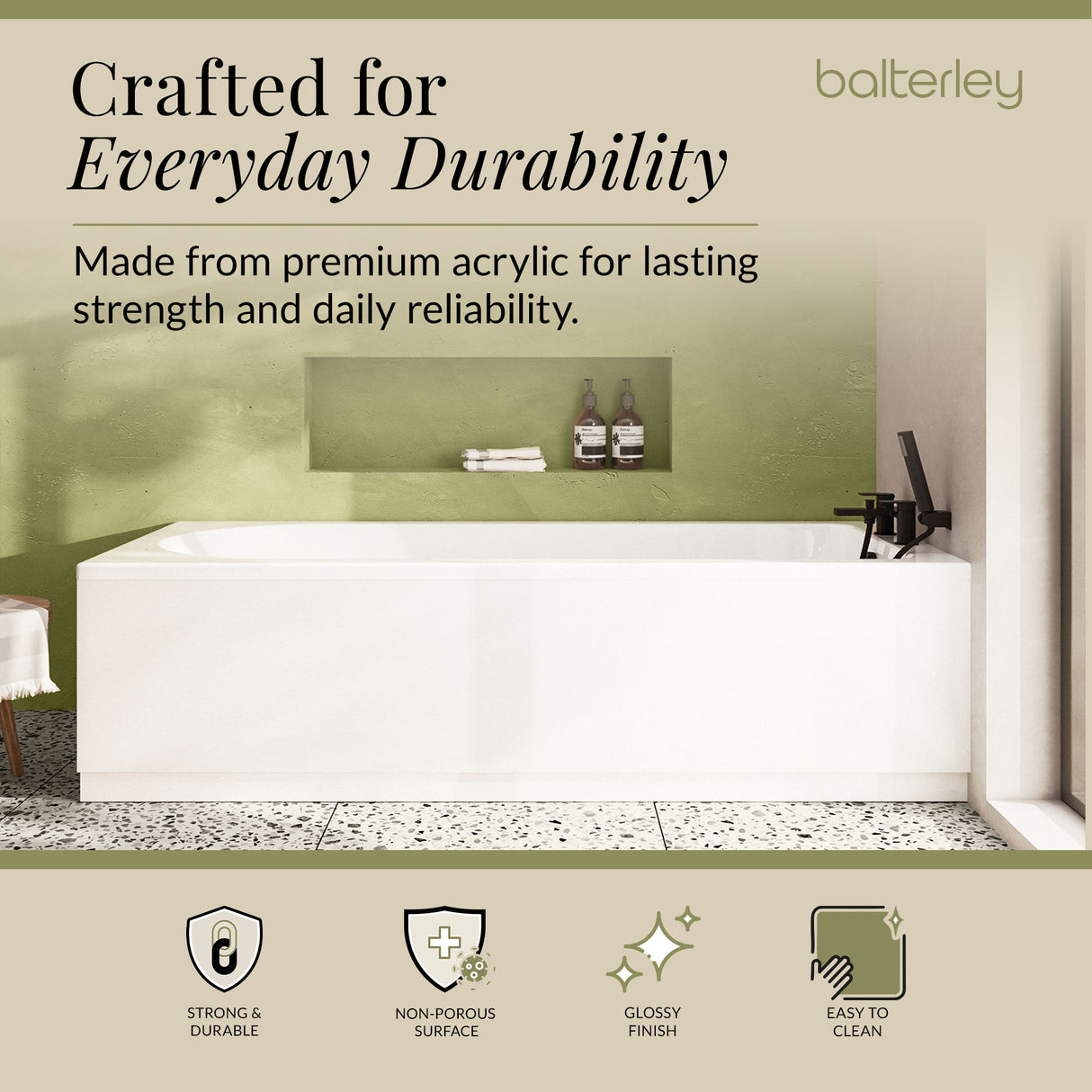 Round Single Ended Bath & Leg Set- Multiple Sizes Available