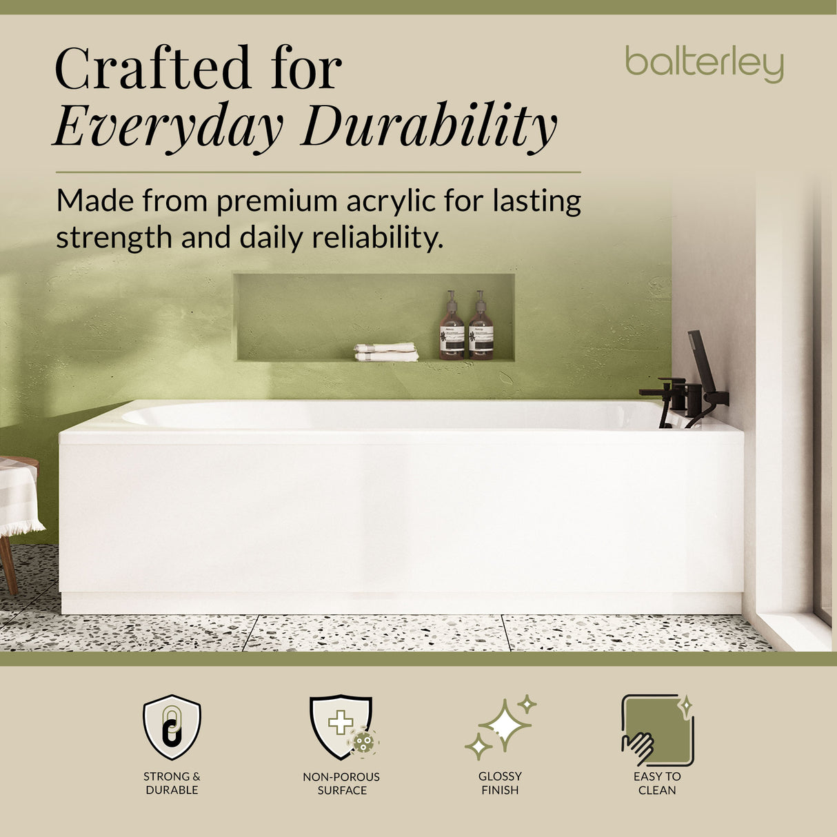 Round Single Ended Bath & Leg Set- Multiple Sizes Available