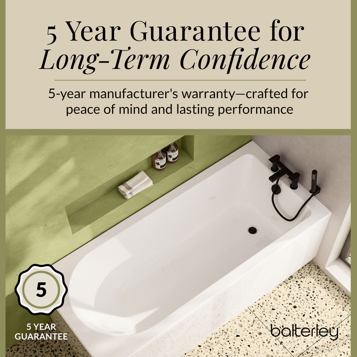 Round Single Ended Bath & Leg Set- Multiple Sizes Available