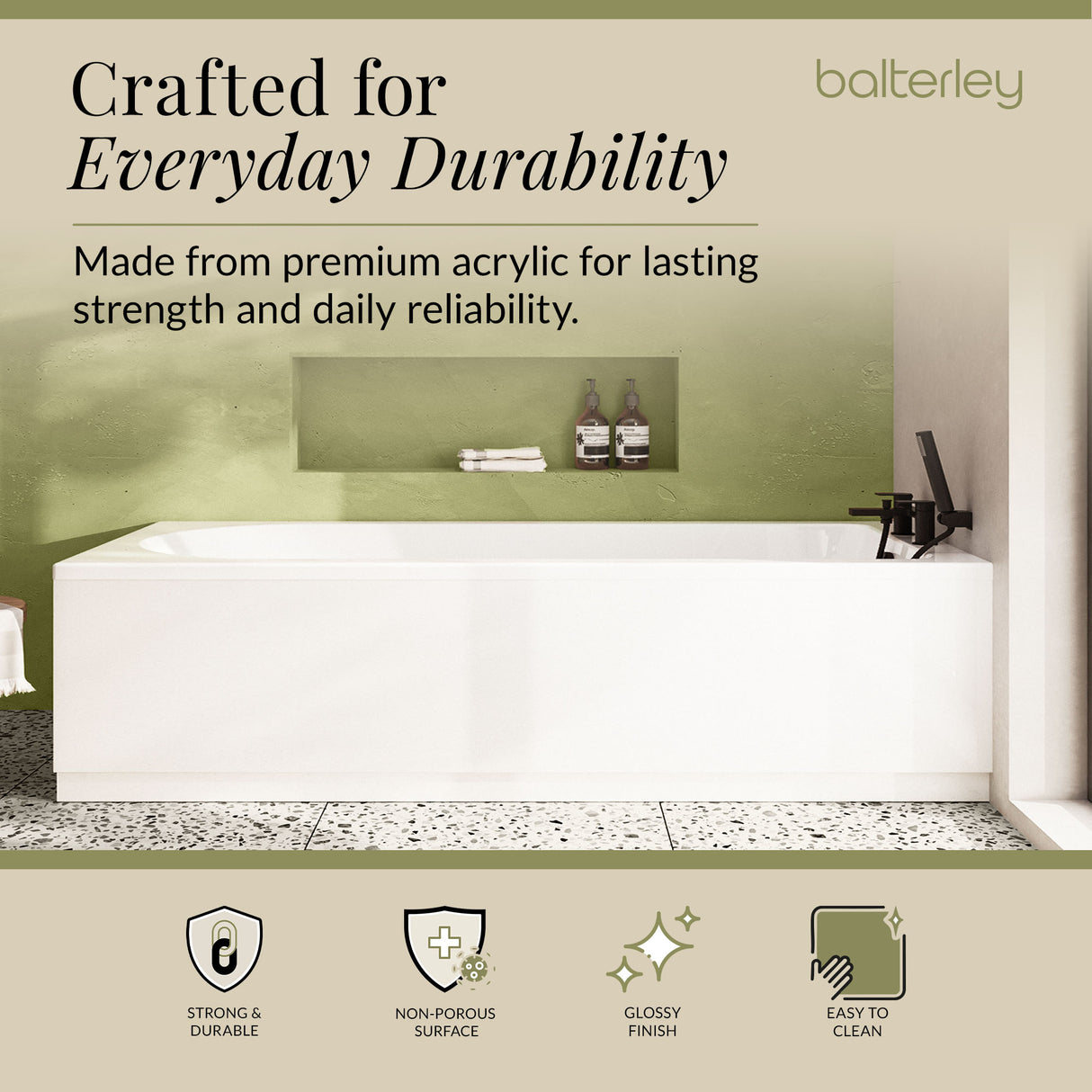 Round Single Ended Bath & Leg Set- Multiple Sizes Available