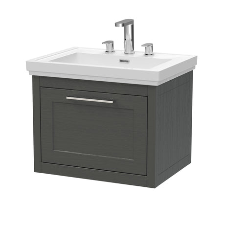Traditional Wall Hung Vanity Basin Unit with Fireclay Basin - Choice of Size, Colour and Basin Type
