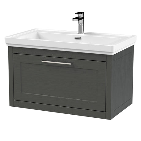 Traditional Wall Hung Vanity Basin Unit with Fireclay Basin - Choice of Size, Colour and Basin Type