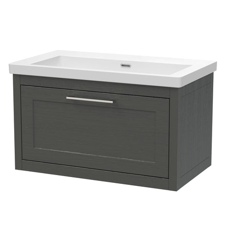 Traditional Bathroom Wall Hung Vanity with Modern Fireclay Basin Unit - Choice of Size, Colour and Basin Type