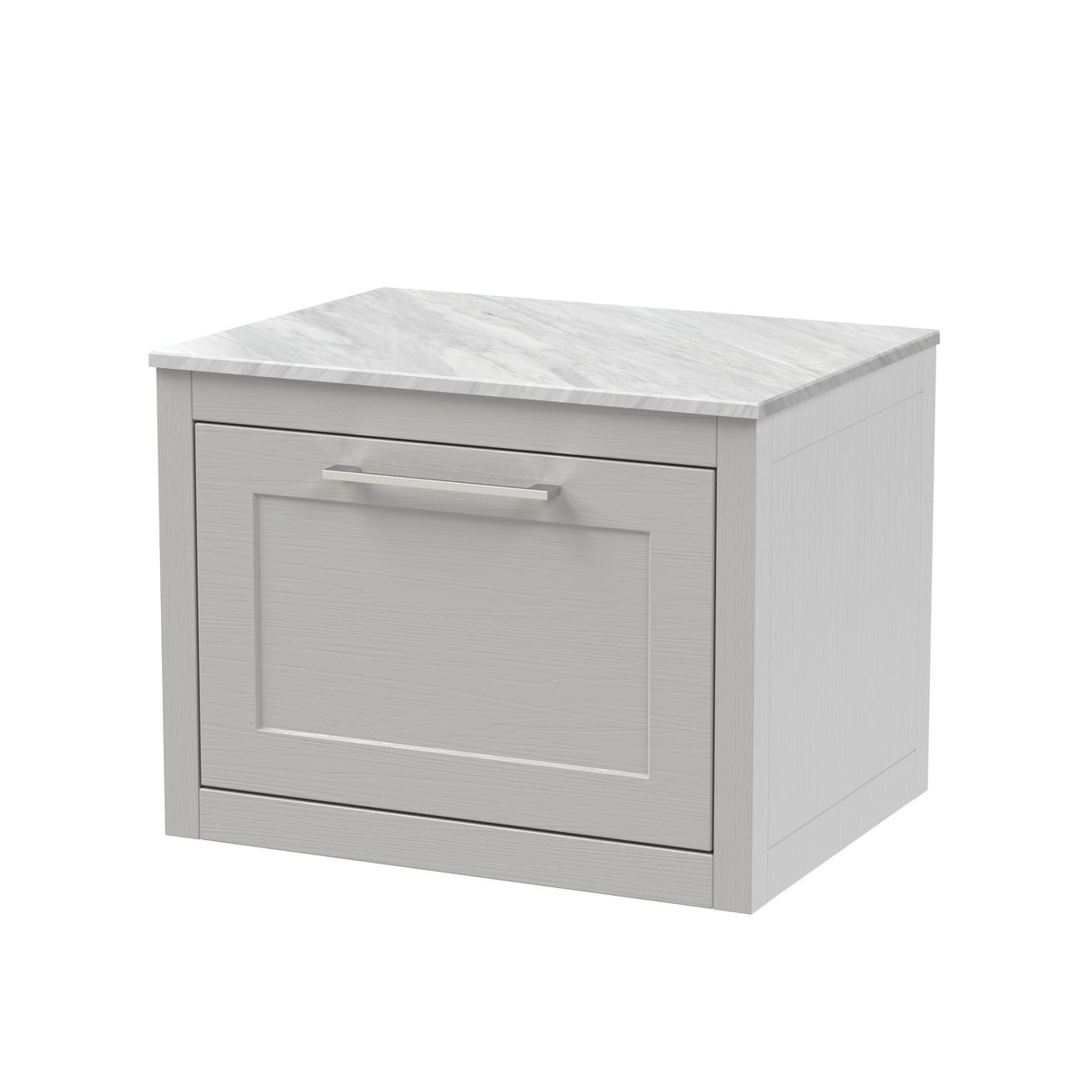 Traditional Bathroom Wall Hung Vanity Unit and Worktop - Choice of Size and Colour