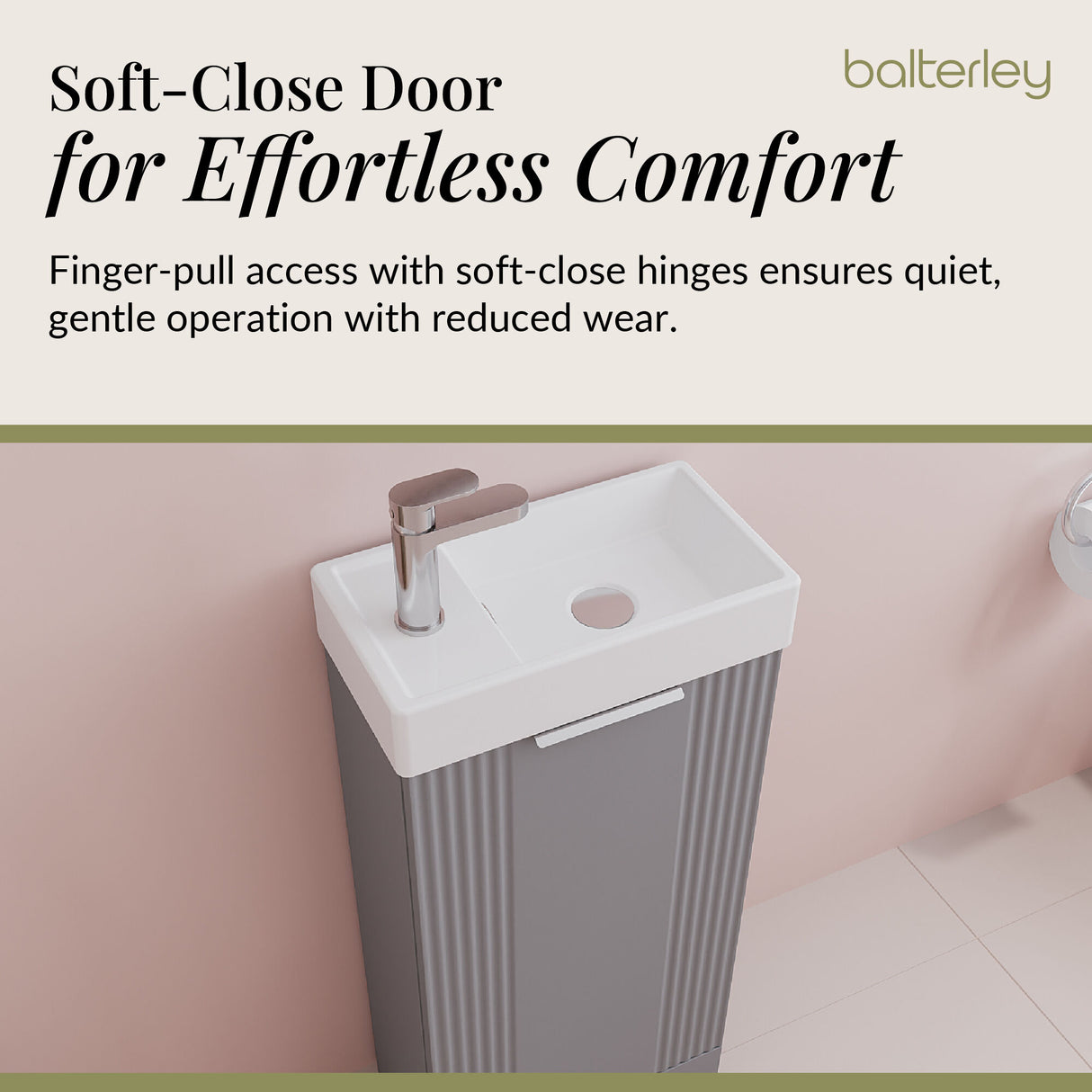 Retro Floor Standing Bathroom Cloakroom Vanity Basin Unit - Multiple Colours