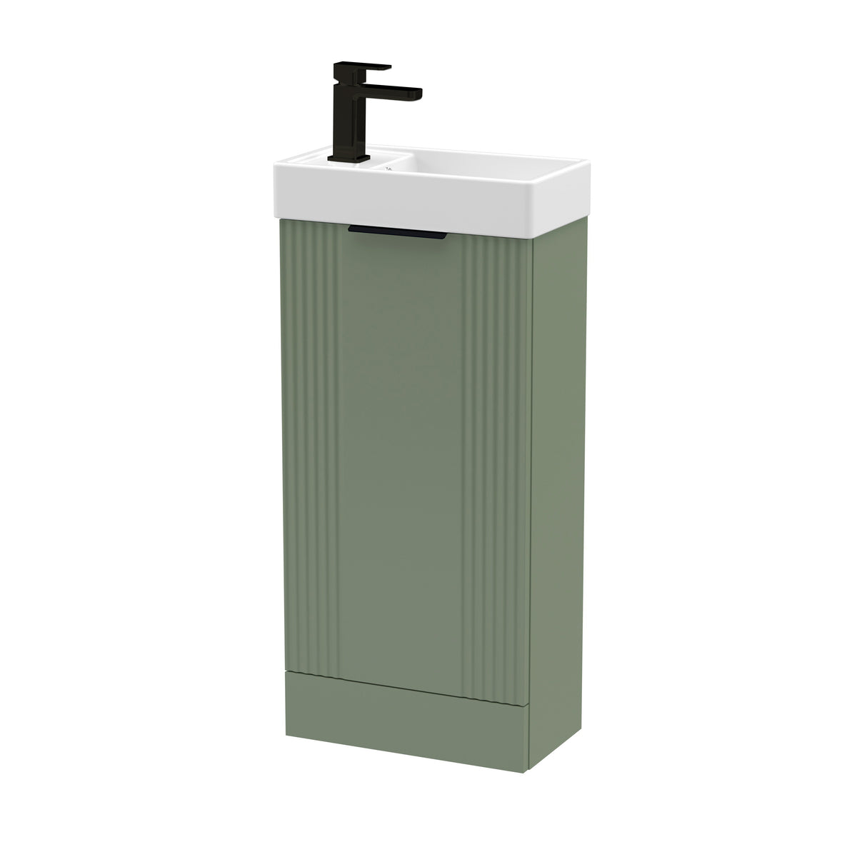 Retro Floor Standing Bathroom Cloakroom Vanity Basin Unit - Multiple Colours