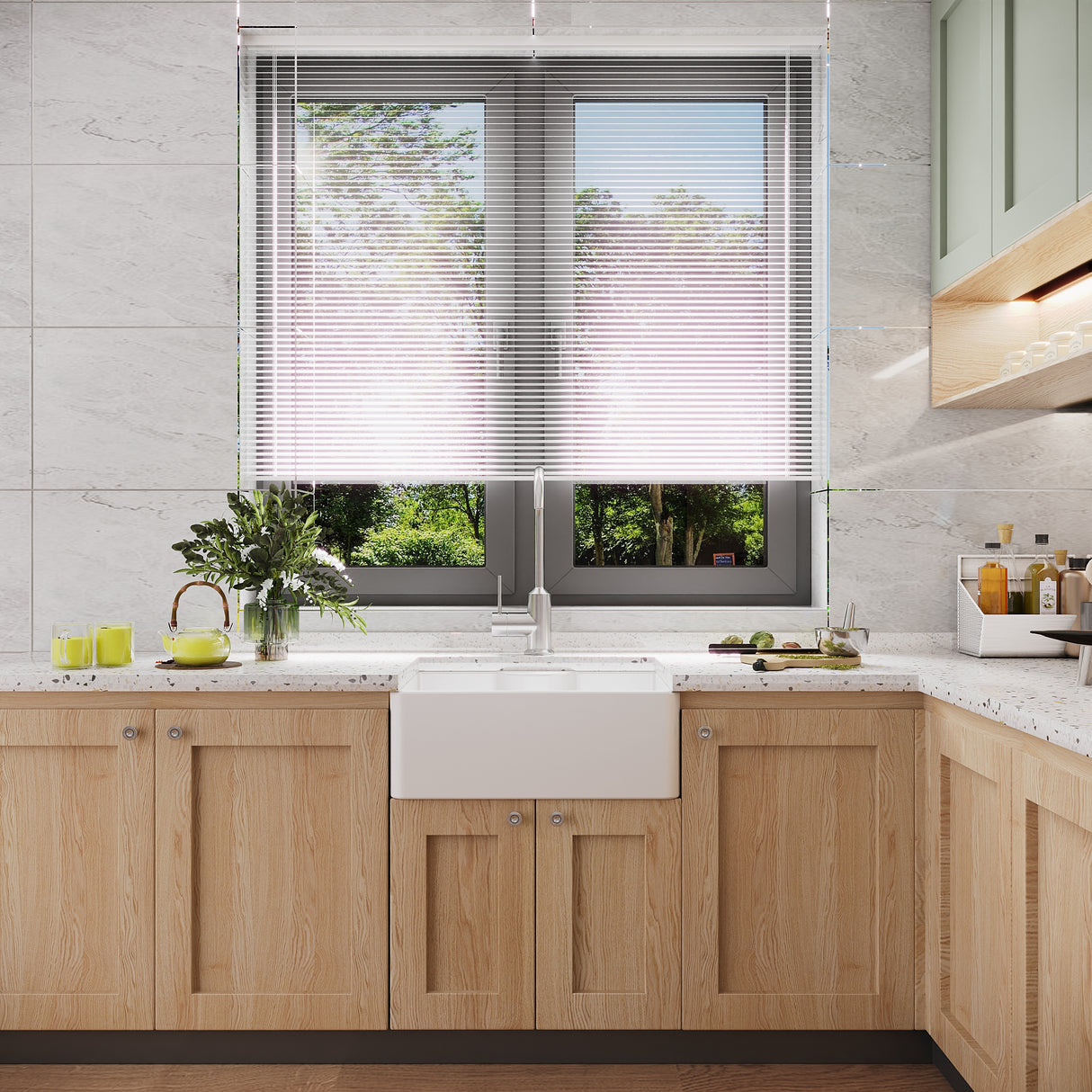 Single Bowl Butler Kitchen Sink - Variety of Sizes and Features Available