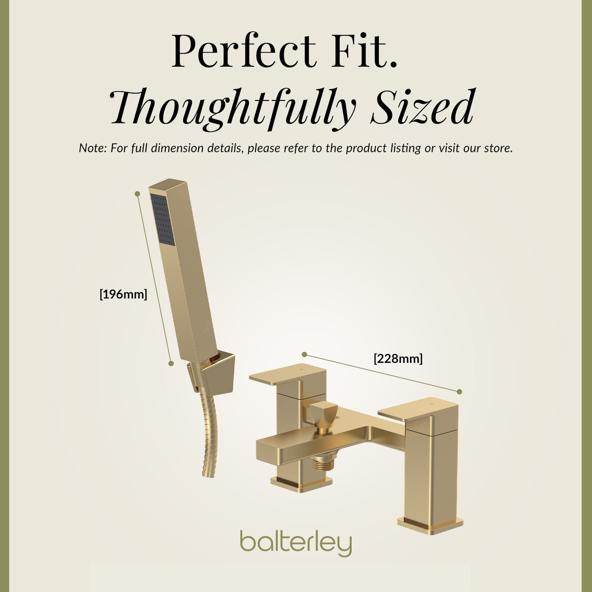 Square Deck Mounted Dual Lever Bath Shower Mixer Tap with Kit - Choice of Finish