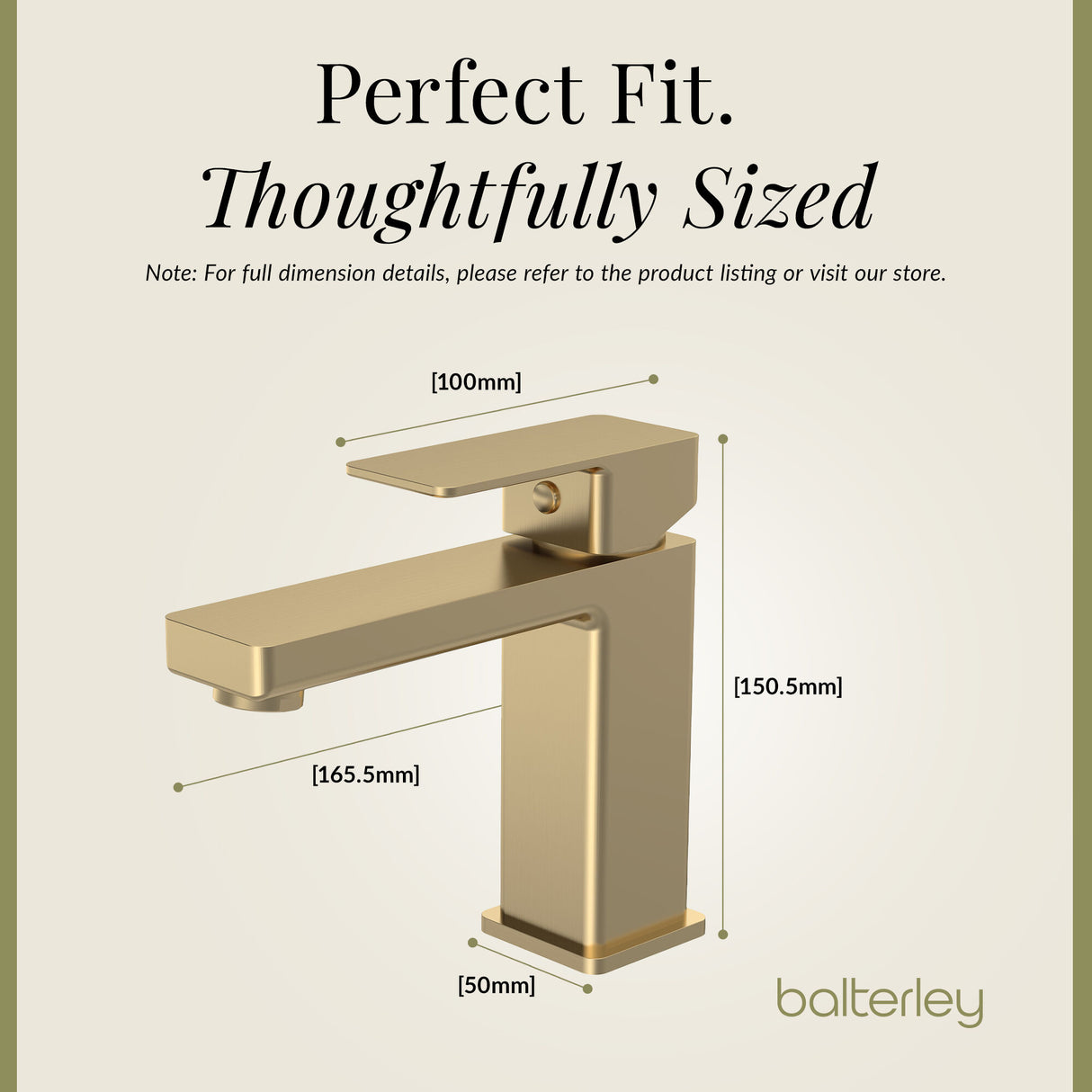 Square Mono Basin Mixer Bathroom Sink Tap with Push Button Waste