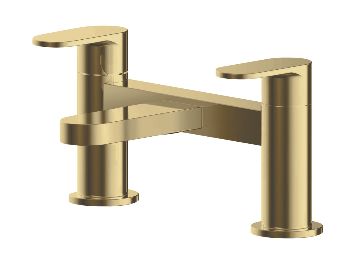 Dual Lever Round Deck Mounted Bath Filler Tap – Choice of Finish