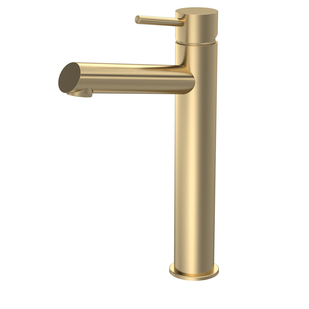 Minimalist Round Tall Mono Basin Mixer Tap - Choice of Finish
