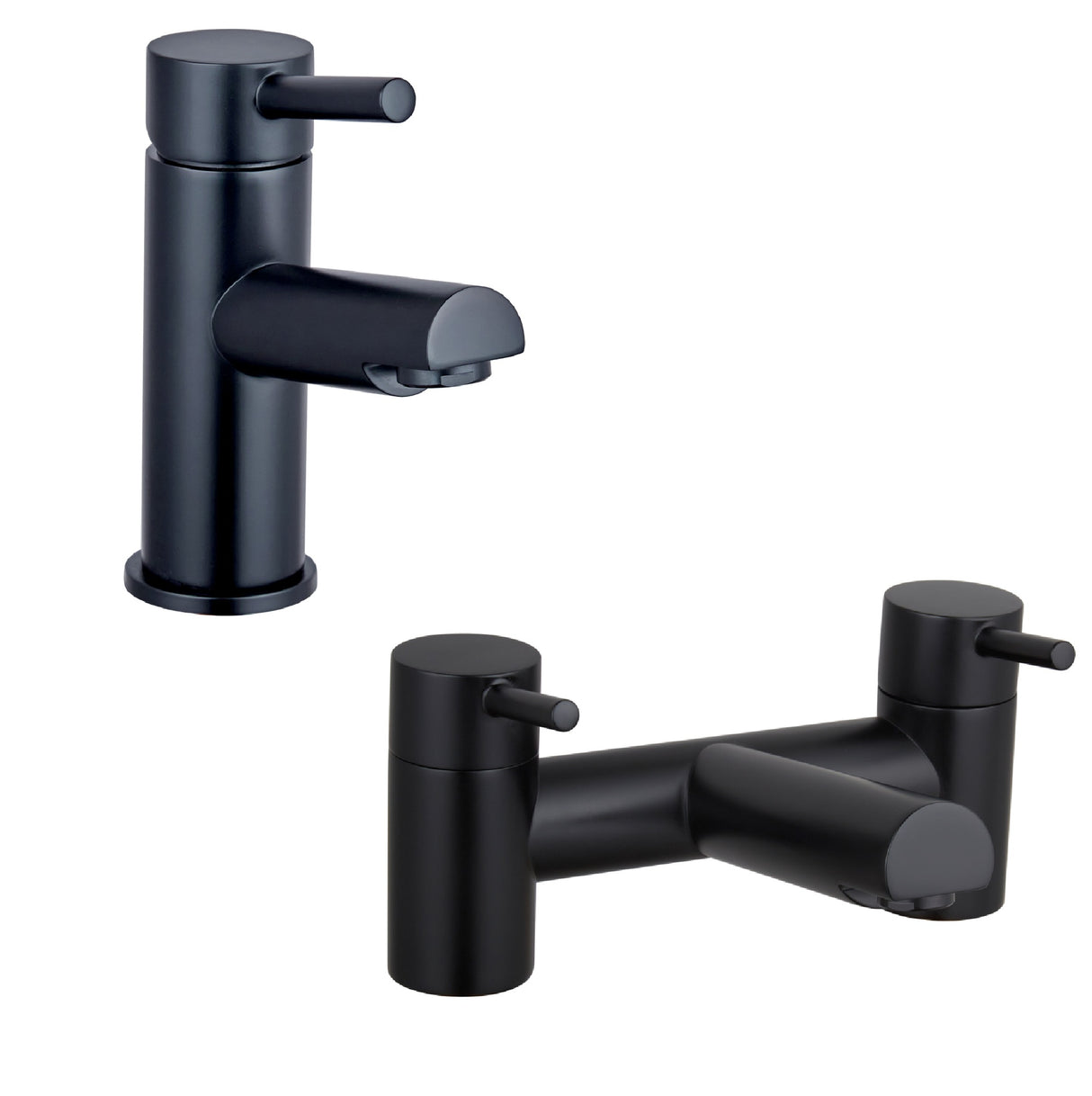 Minimalist Mono Basin Mixer Tap with Choice of Bath Filler or Bath Shower Mixer Tap