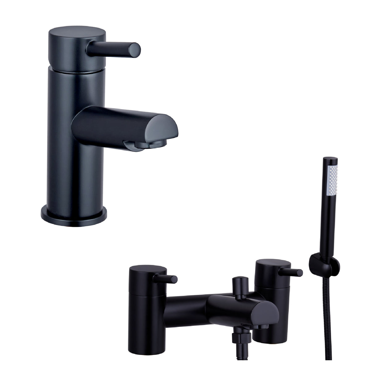 Minimalist Mono Basin Mixer Tap with Choice of Bath Filler or Bath Shower Mixer Tap