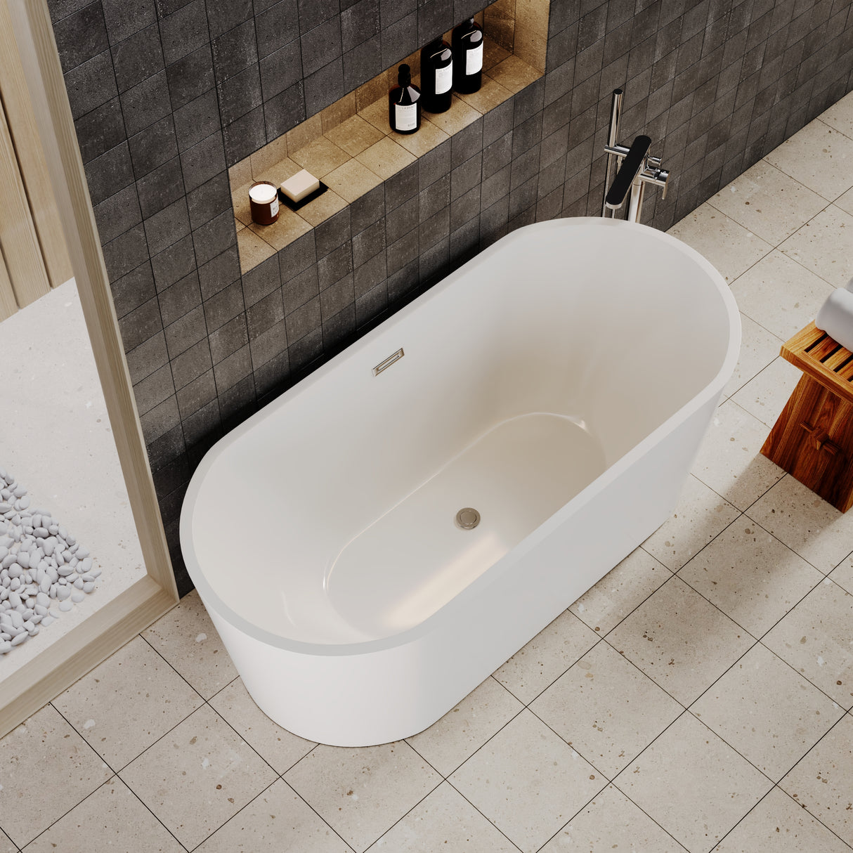 Freestanding Oval Bath by Balterley - Stunning Contemporary Bath available in a range of Sizes
