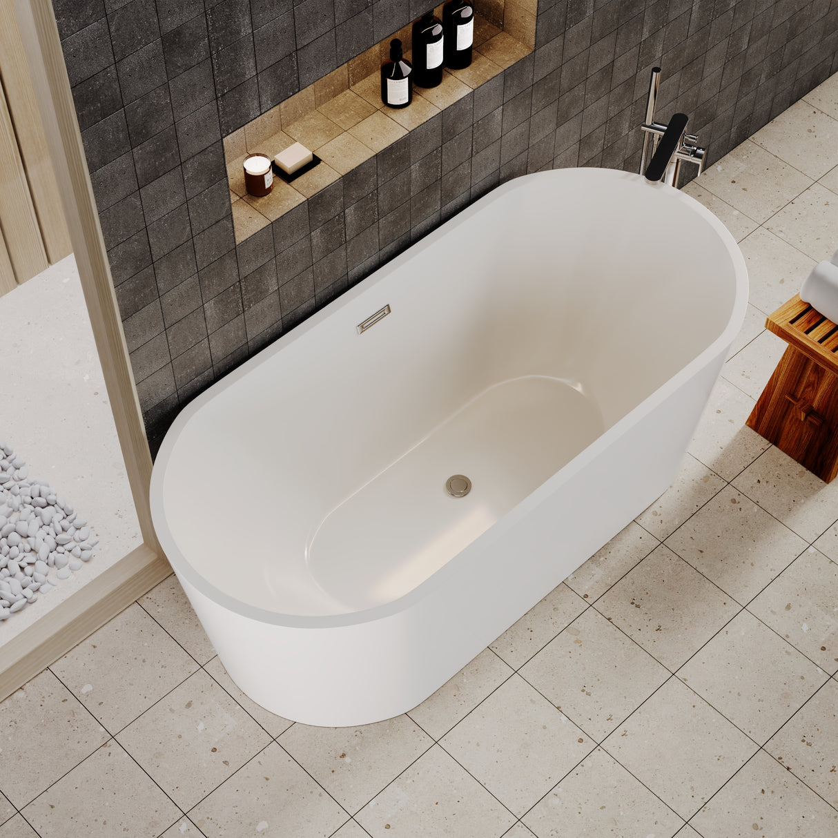 Freestanding Oval Bath by Balterley - Stunning Contemporary Bath available in a range of Sizes