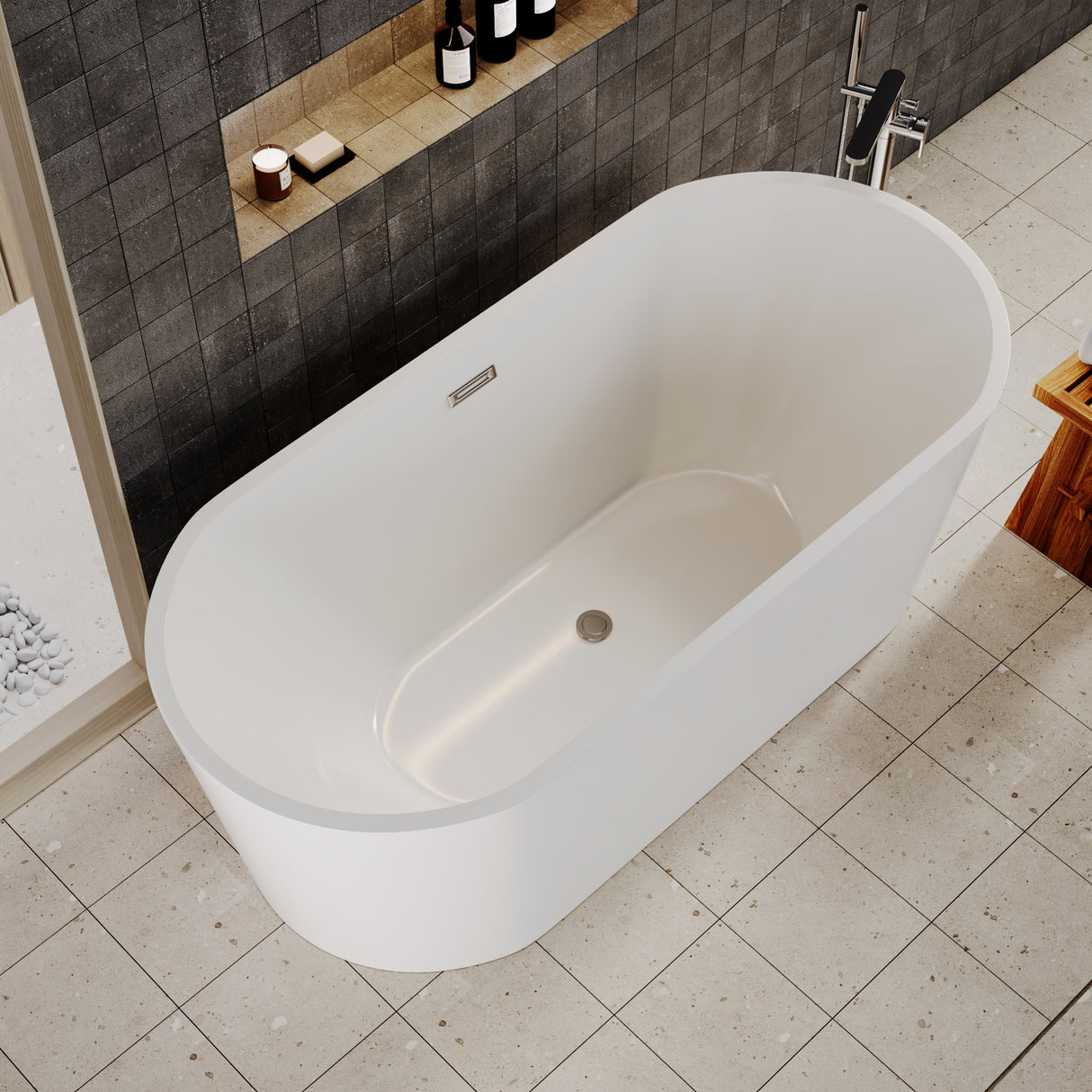 Freestanding Oval Bath by Balterley - Stunning Contemporary Bath available in a range of Sizes