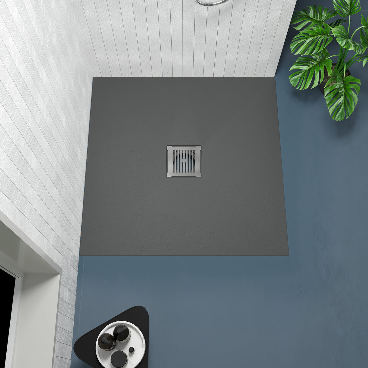 Premium Slimline Square Shower Tray - Choice of Size and Finish