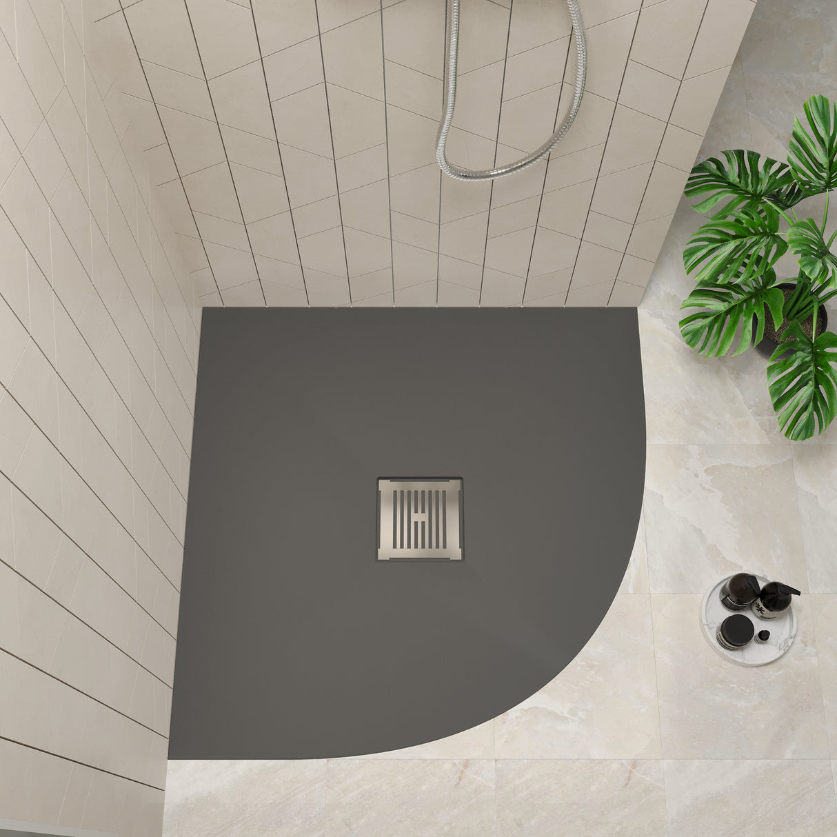 Premium Slimline Quadrant Shower Tray - Multiple Sizes and Finishes