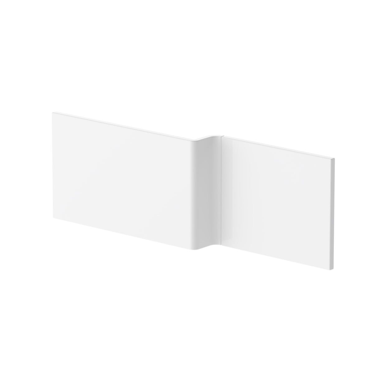Contemporary Acrylic Bath Panel, Suitable for Standard Straight Baths - Gloss White