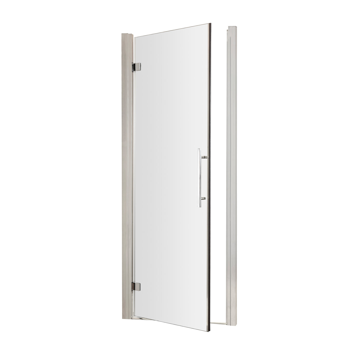 8mm Toughened Safety Glass Hinged Shower Door - Multiple Sizes Available