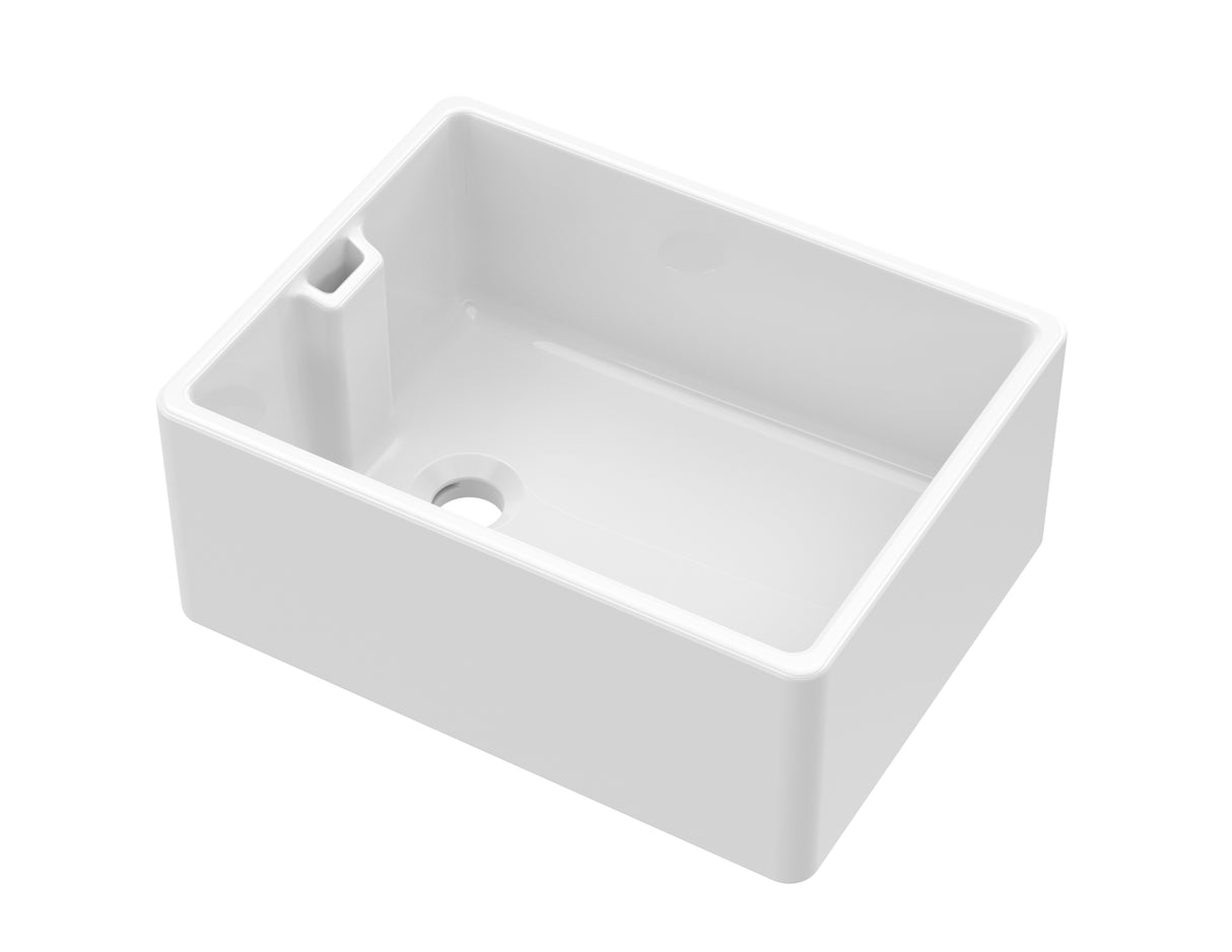 Single Bowl Fireclay Ceramic Belfast Kitchen Sink - Multiple Sizes Available