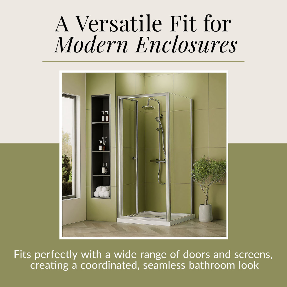 Premium Slimline Square Shower Tray - Choice of Size and Finish