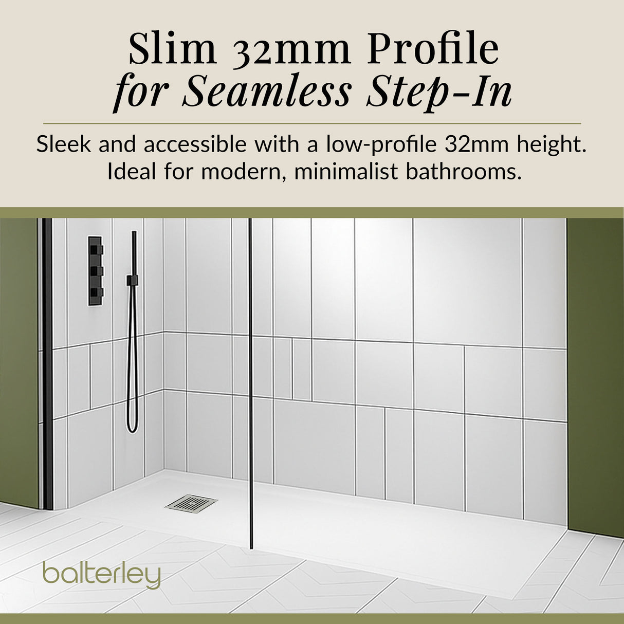 Premium Slimline Rectangular Shower Tray - Multiple Sizes and Finishes