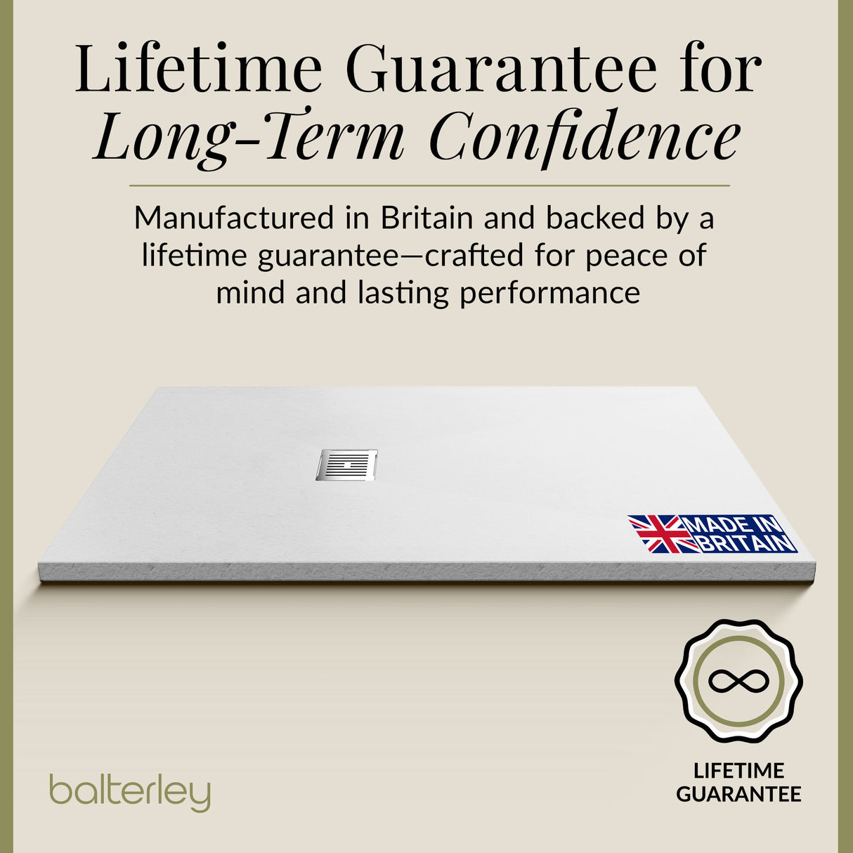 Premium Slimline Rectangular Shower Tray - Multiple Sizes and Finishes