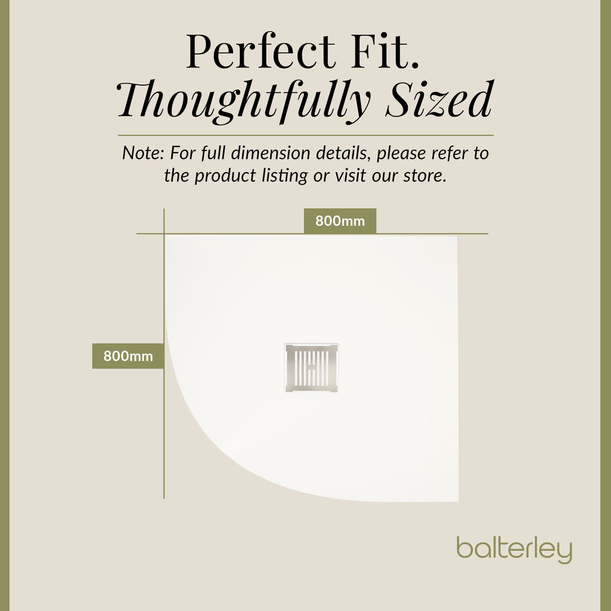 Premium Slimline Quadrant Shower Tray - Multiple Sizes and Finishes