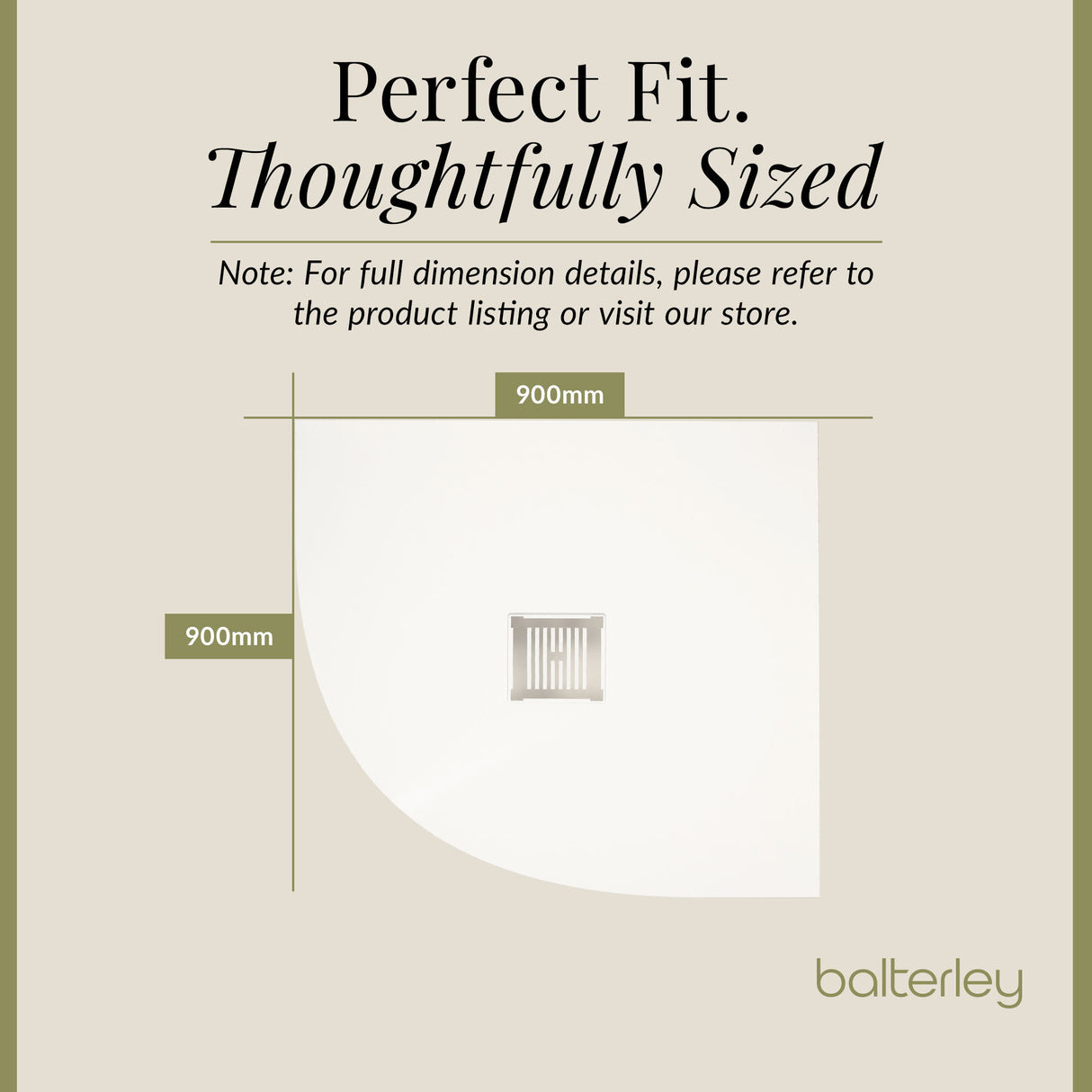 Premium Slimline Quadrant Shower Tray - Multiple Sizes and Finishes