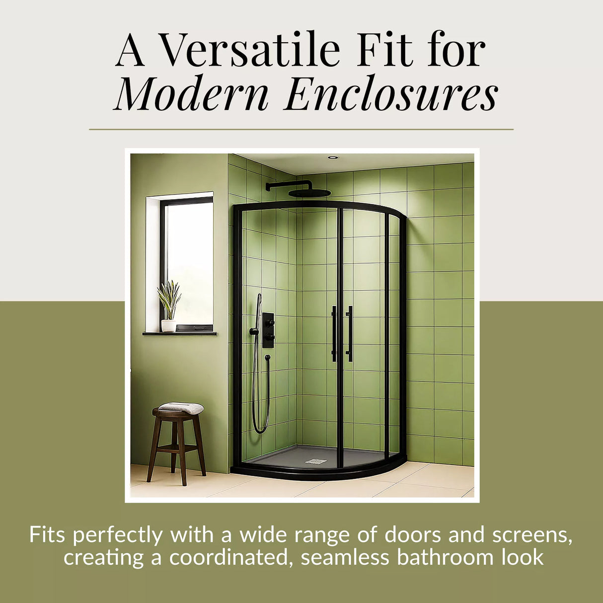 Premium Slimline Quadrant Shower Tray - Multiple Sizes and Finishes