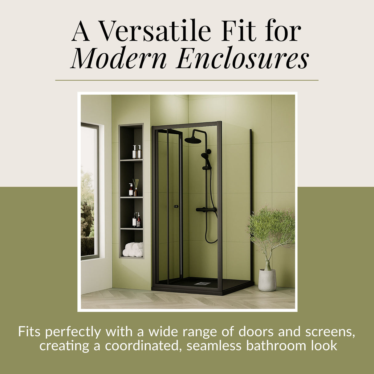 Premium Slimline Square Shower Tray - Choice of Size and Finish