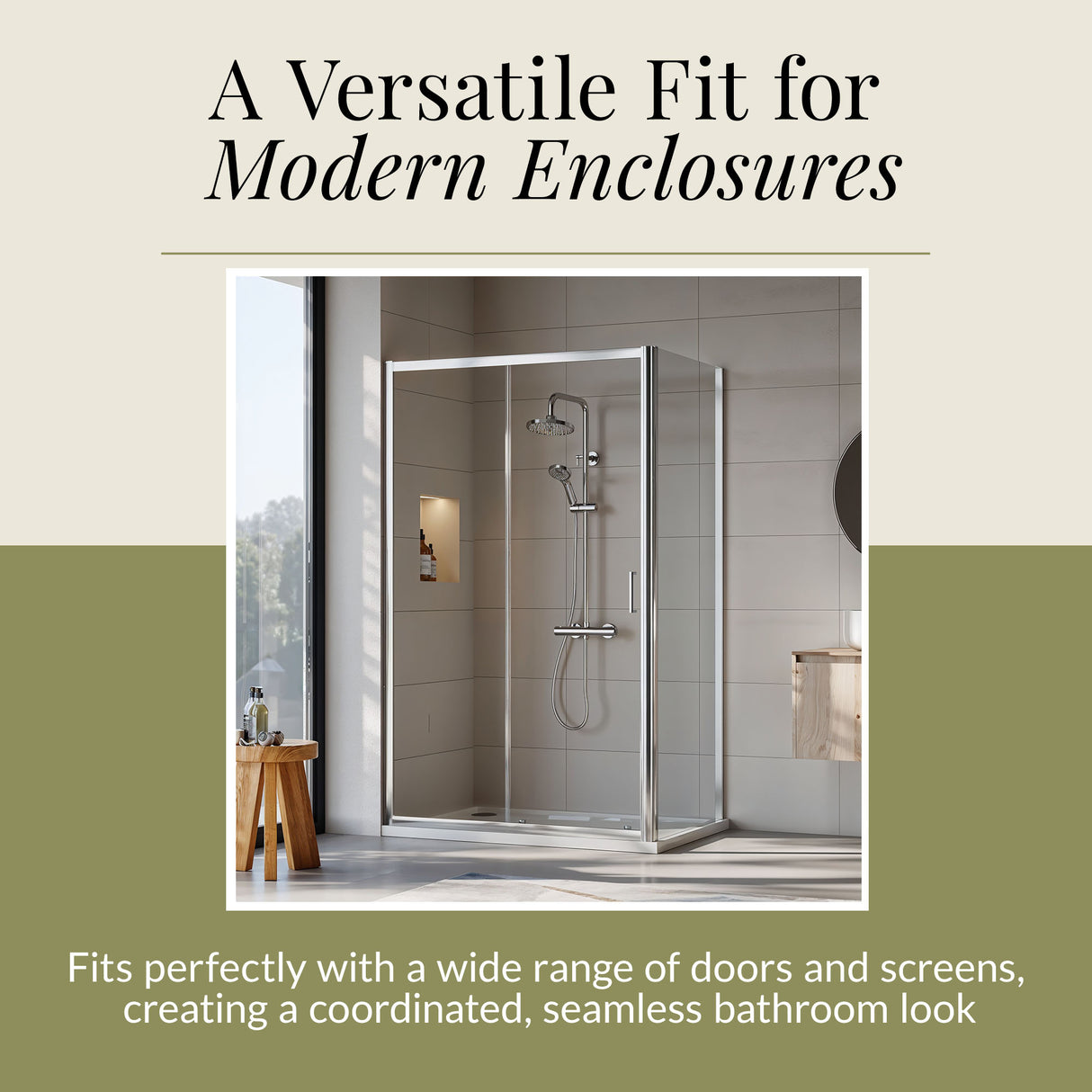 Modern Bathroom 40mm Profile Bath Replacement Shower Tray - 1700 x 700mm