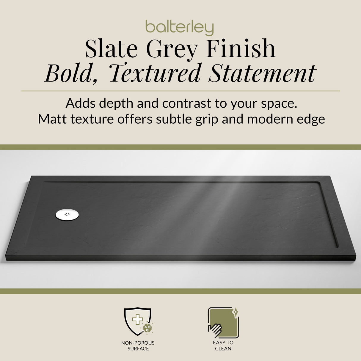 Modern Bathroom 40mm Profile Bath Replacement Shower Tray - 1700 x 700mm