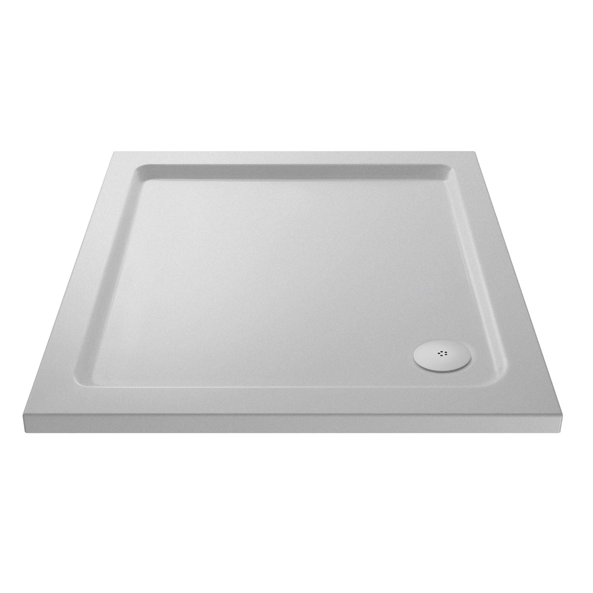 Slip Resistant Slimline Square Shower Tray - Choice of Size