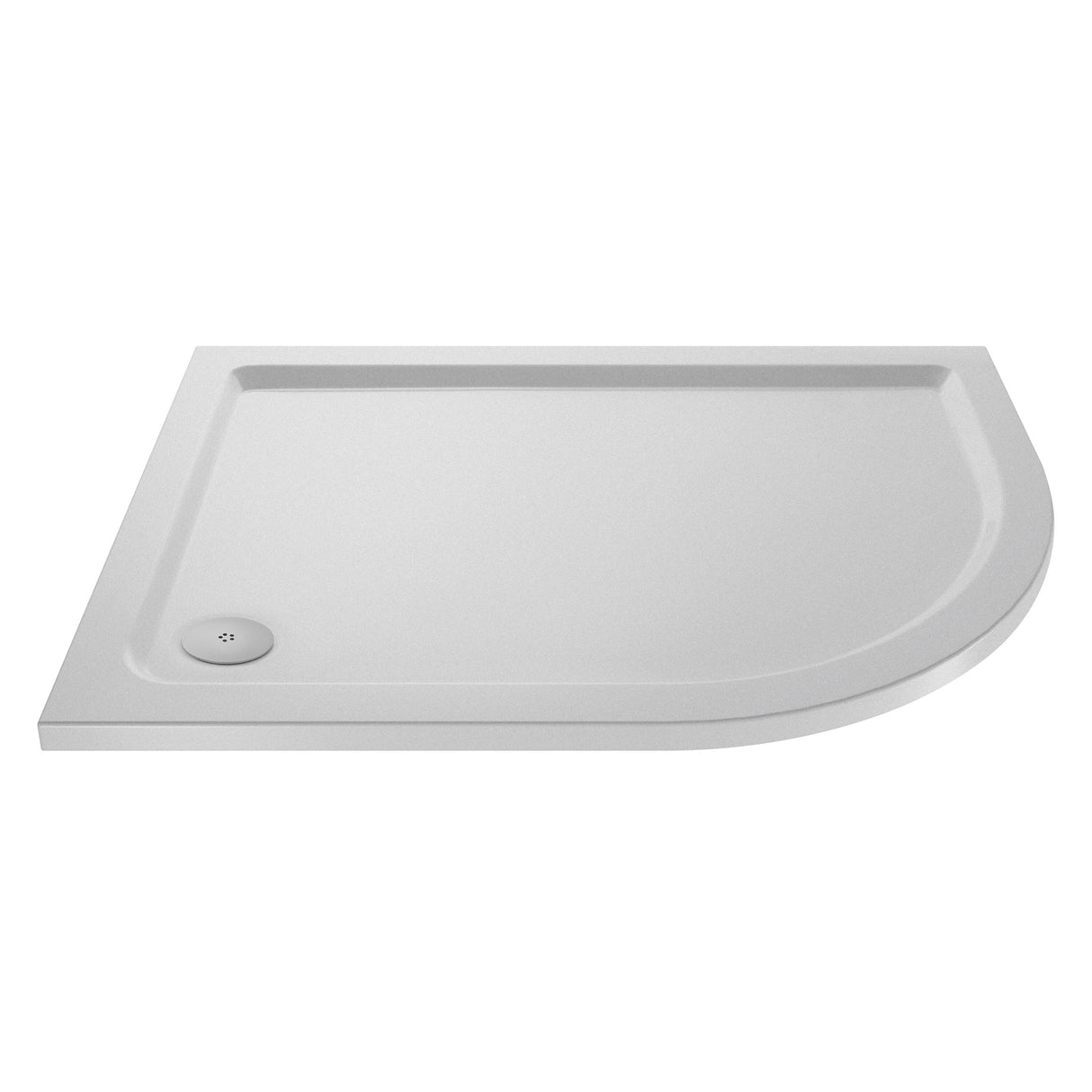 Slip Resistant Slimline Offset Quadrant Shower Tray - Choice of Size and Orientation