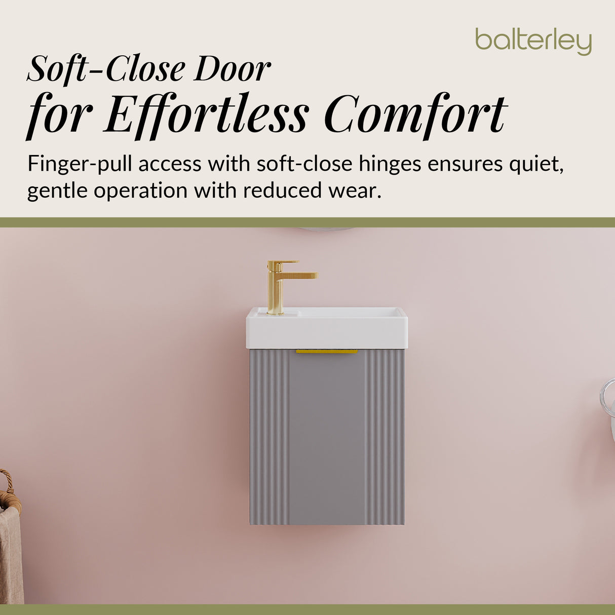 Retro Wall Hung Bathroom Cloakroom Vanity Basin Unit - Multiple Colours