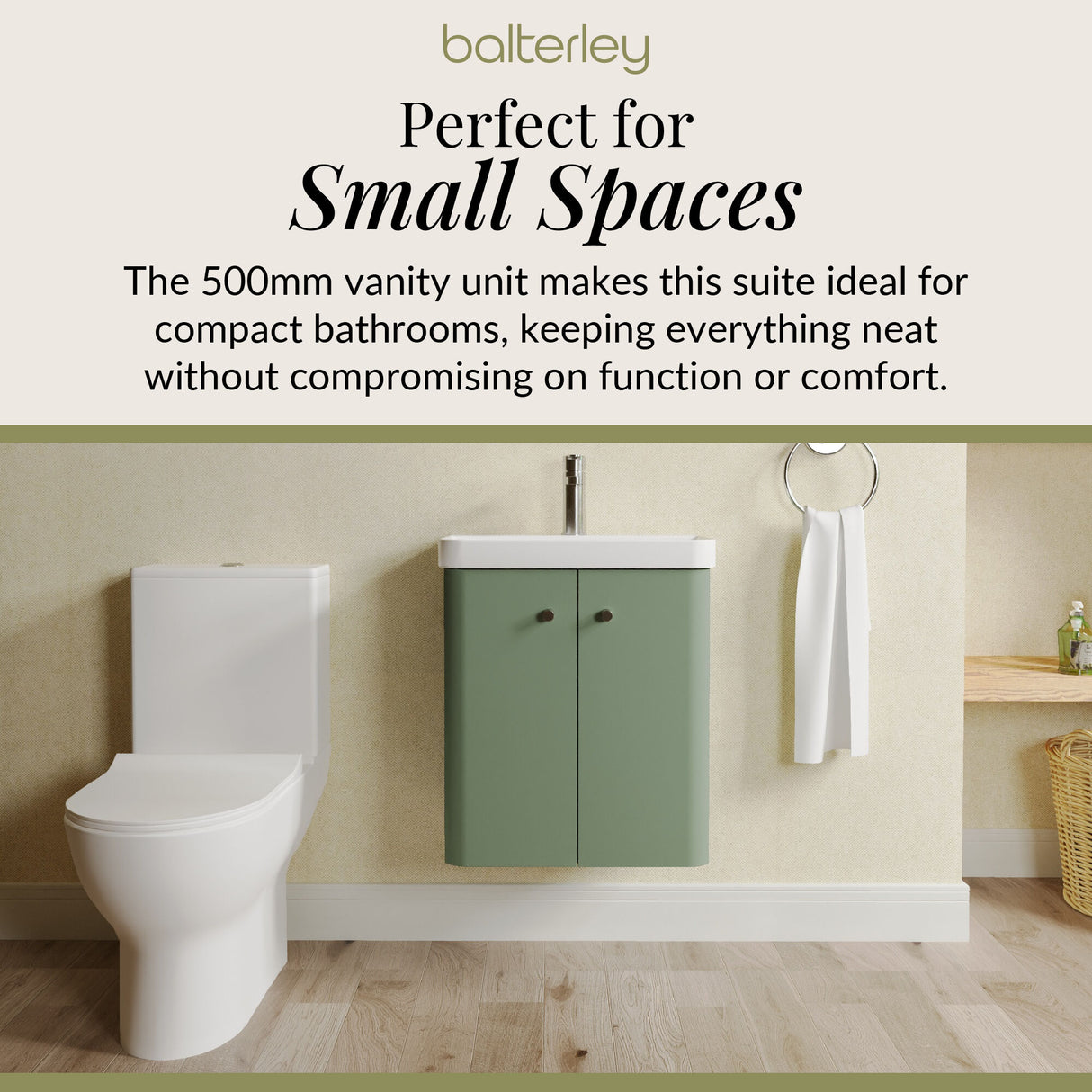 Curve Cloakroom Set - Wall Hung Vanity Basin Unit, Toilet and Mono Basin Mixer Tap