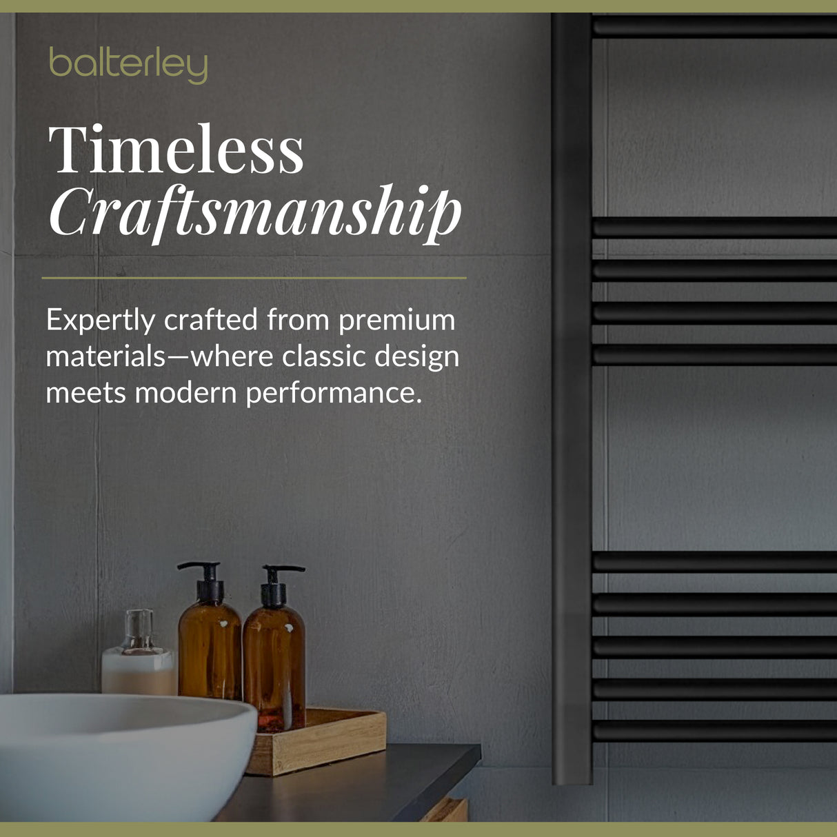 Straight Heated Rail Dual Fuel Towel Warmer, W: 500mm – Choice of Size & Finish