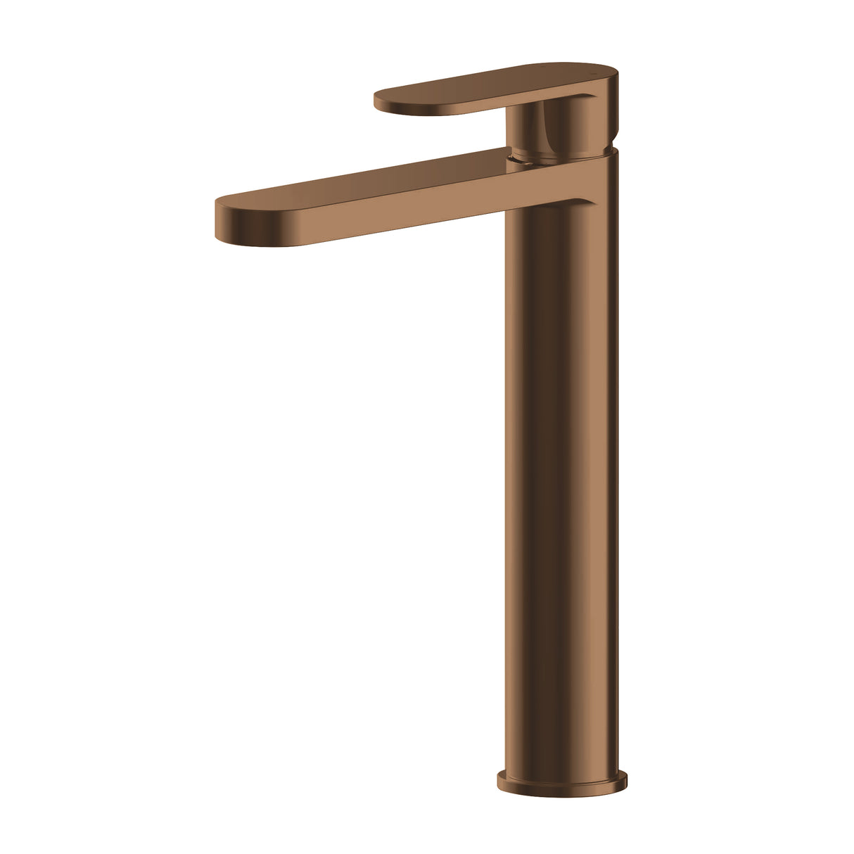 Round High Rise Mono Basin Mixer Tap - Choice of Finish