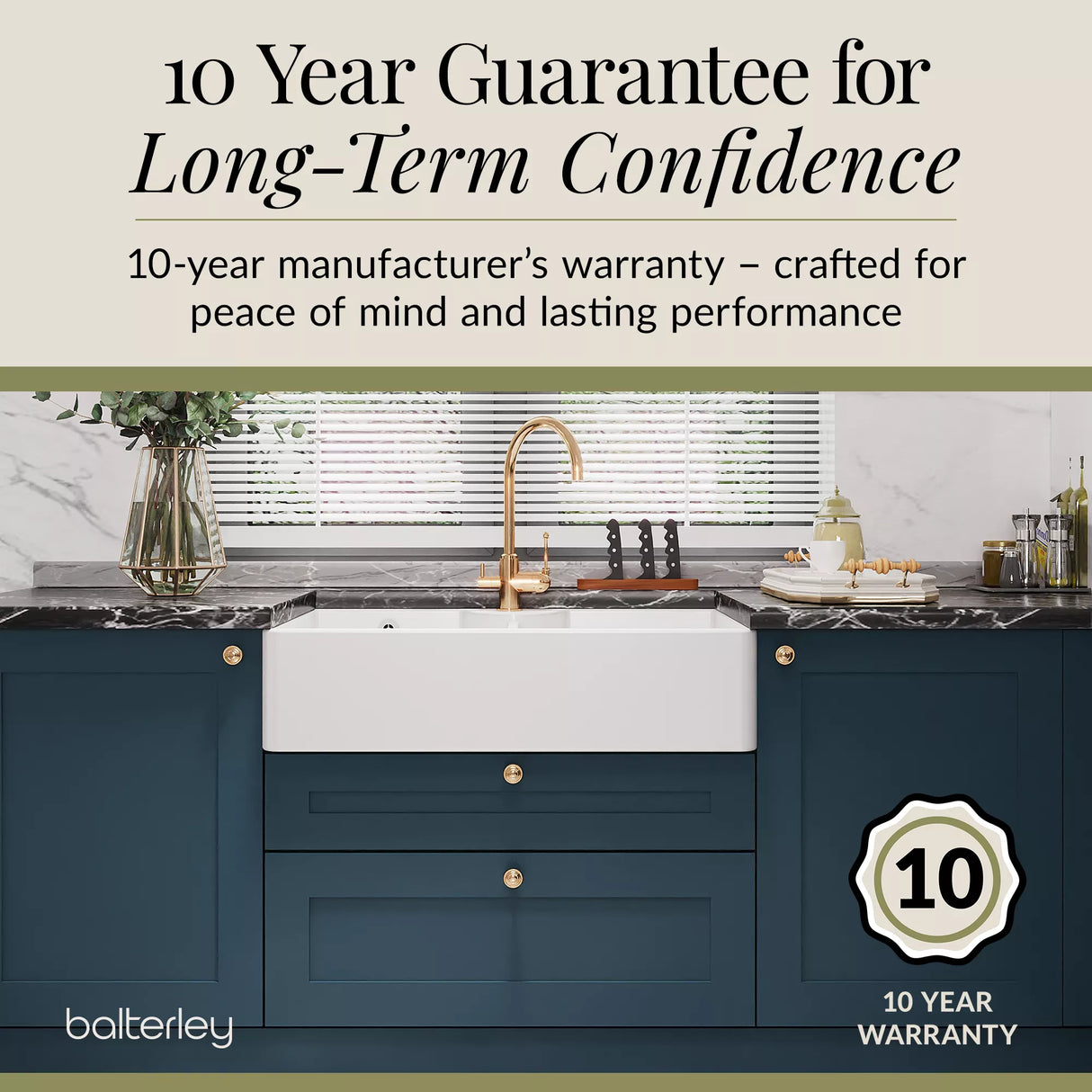 Double Bowl Fireclay Ceramic Stepped Weir Butler Kitchen Sink - Multiple Styles Available