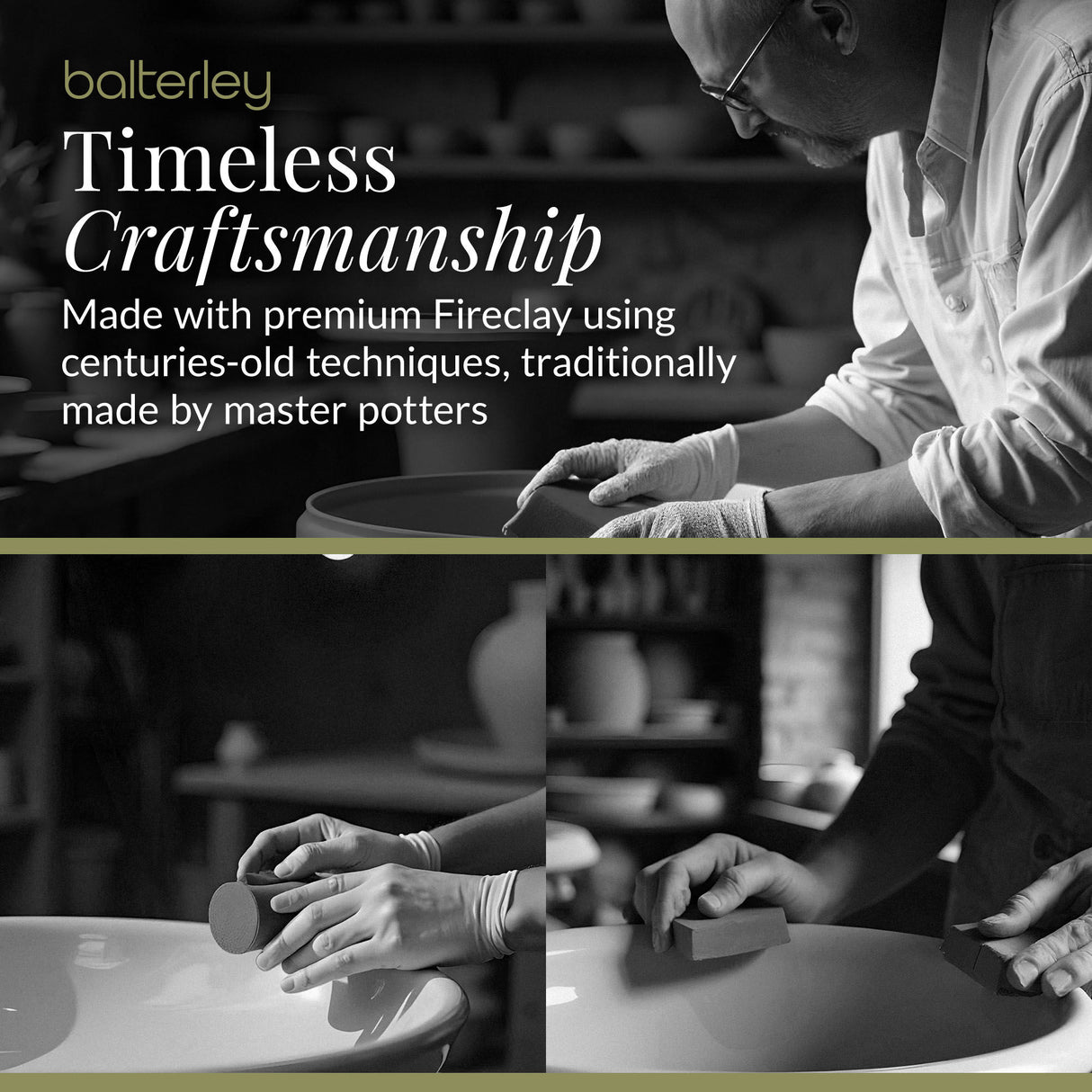 101cm Inset Counter Top Fireclay Ceramic Kitchen Sink - Multiple Options Available