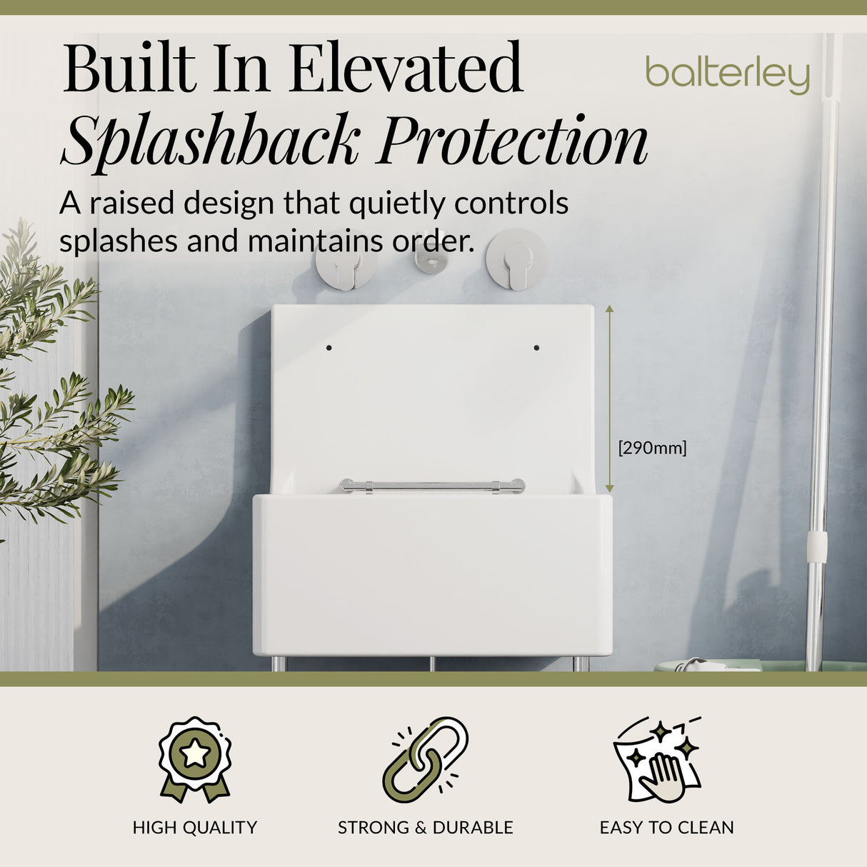 Single Bowl Fireclay Ceramic Cleaner Sink w.Grid - Multiple Sizes and Accessories