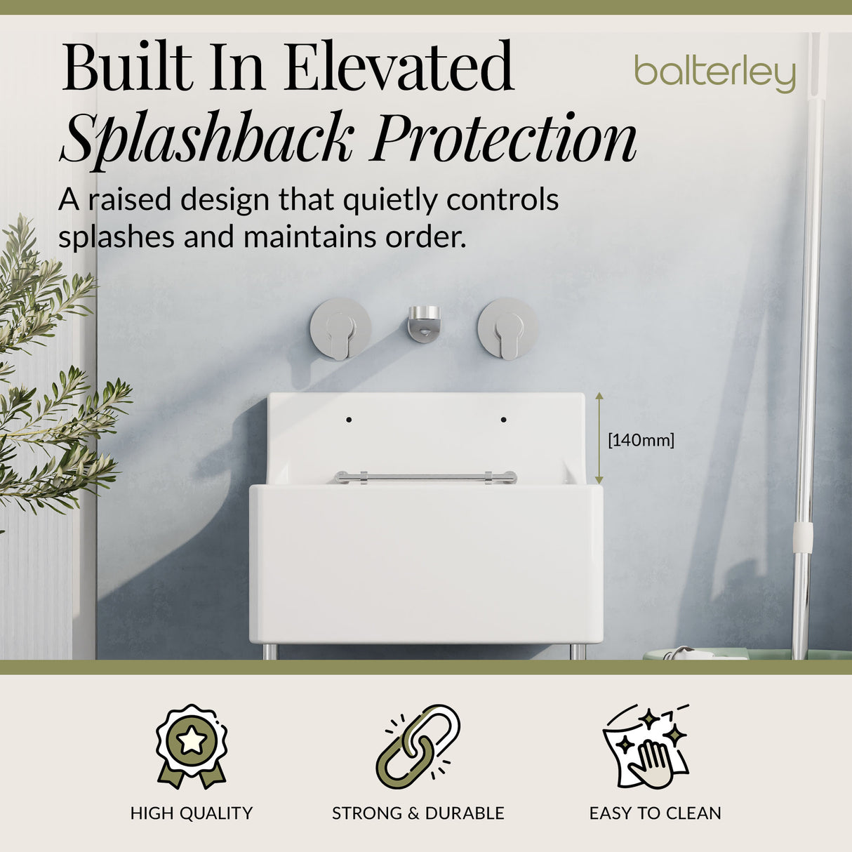 Single Bowl Fireclay Ceramic Cleaner Sink w.Grid - Multiple Sizes and Accessories