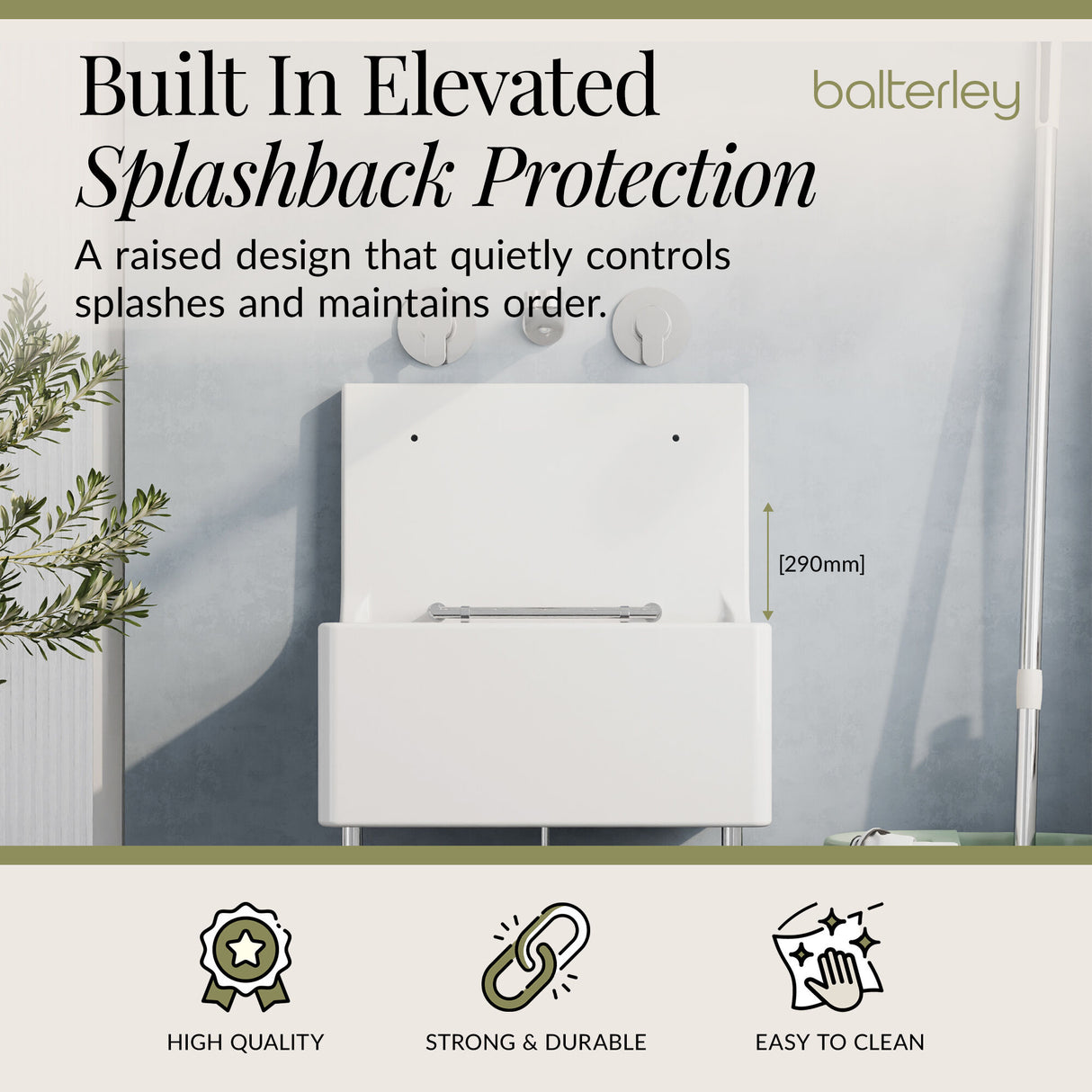 Single Bowl Fireclay Ceramic Cleaner Sink w.Grid - Multiple Sizes and Accessories