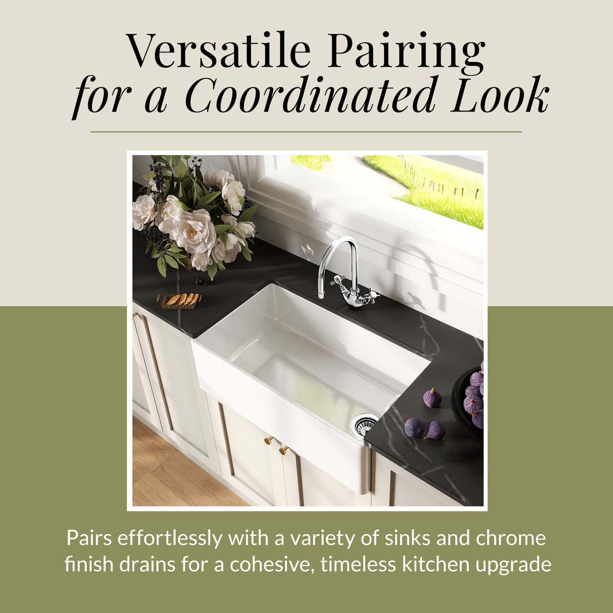 Traditional Mono Mixer Kitchen Tap - Multiple Handle and Finish Options Available