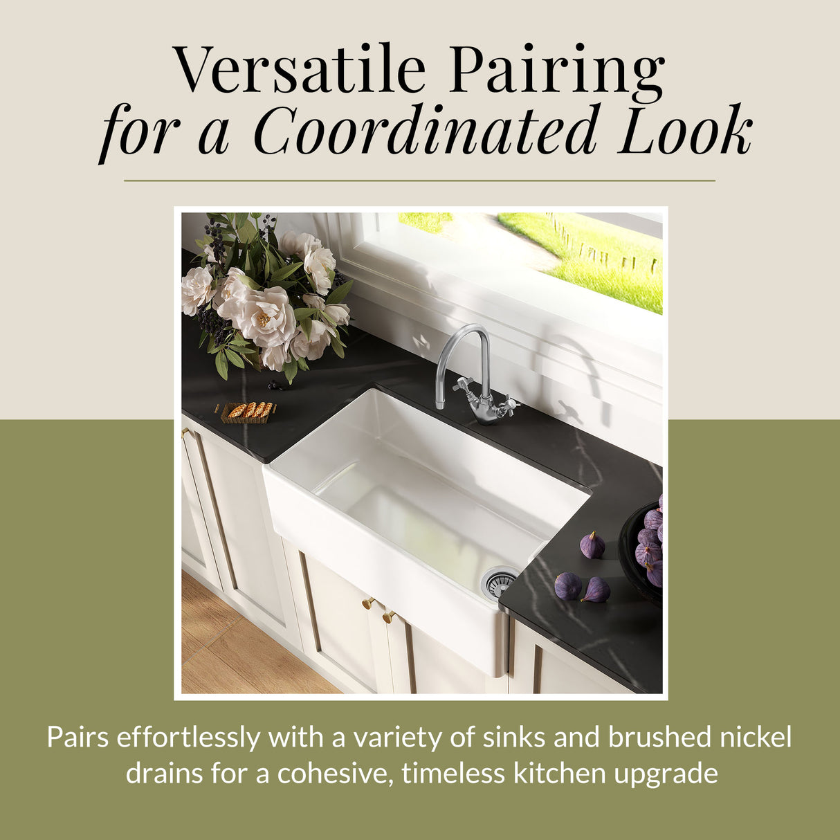 Traditional Mono Mixer Kitchen Tap - Multiple Handle and Finish Options Available