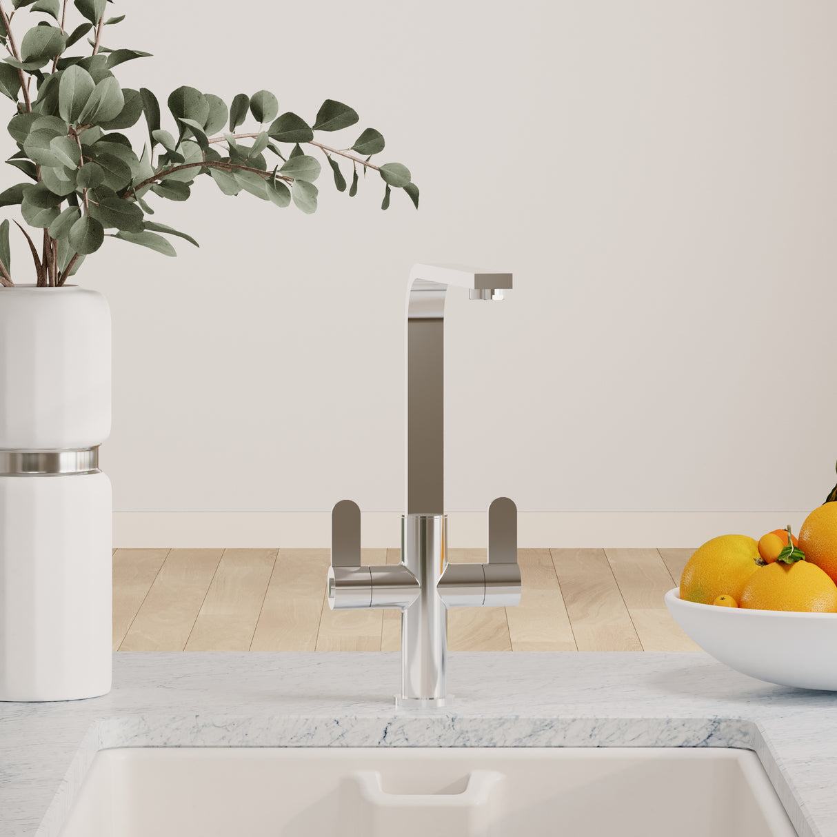 Chara Kitchen Mono Mixer Tap - Multiple Lever and Finishes Available